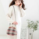 【ショルダーバッグ】撥水加工 西陣織シルク がま口 タータンチェック (ベージュ) | 西陣織 | Atelier Kyoto Nishijin(4)