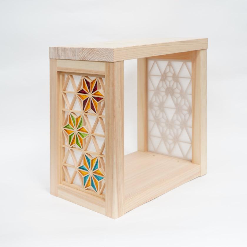 【棚】組子シェルフ M (両サイド組子) | 木工 | 木の幸