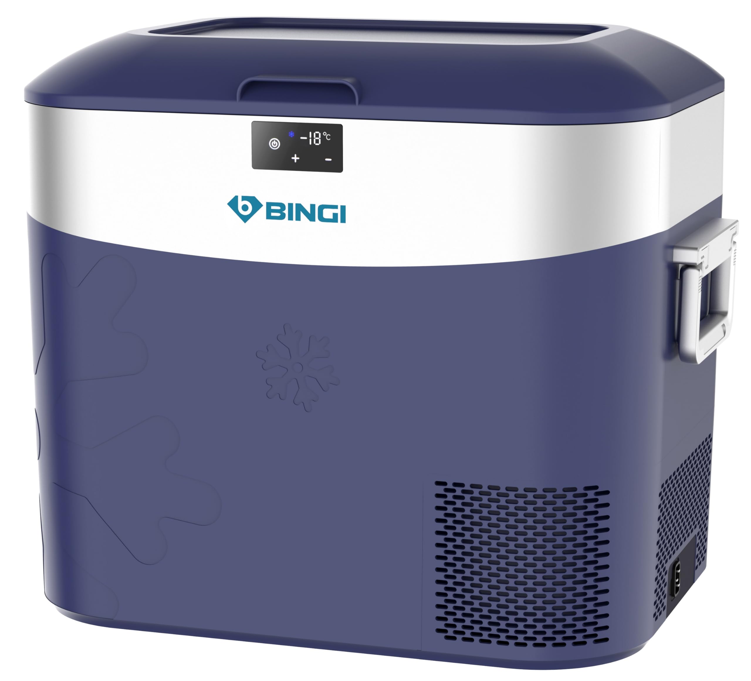 商品の特徴高効率DCインバーターコンプレッサーによる優れた冷却力: Bingiの車載冷蔵冷凍庫容量22Lは、急速冷却・静音設計・省エネ性能が特長です。周囲温度25の環境下で、空の庫内はわずか15分で0に到達し、40分後には18まで冷却可能。優れた断熱材の採用により、停電時でも温度を何時間もキープし、食品をしっかり新鮮に保ちます。タッチ操作式LEDディスプレイ搭載: 18から+15の範囲で冷却温度の設定が可能です。本機はポータブル冷蔵庫としてだけでなく冷凍庫としても使える車載冷蔵冷凍庫で、IPS製の内槽は飲み物や食品はもちろん、氷や肉類などの収納にも対応。内壁の角が丸いデザインでお手入れが簡単で、取り外し可能なバスケットは便利な食品ラックとしてお使いいただけます。コンパクト設計高い耐久性: 43×32×38.5cmのコンパクトな車載冷蔵庫で、車のトランクはもちろん、シートベルトで固定すれば座席上にも設置可能。軽量かつ丈夫なABSシェルを採用し、本体重量はわずか約9.35kg。持ち運びが容易なのはもちろん、耐衝撃設計により走行中の振動や衝撃からもしっかり本体を守ります。電源対応とバッテリー保護機能: ACアダプターと12/24V DCケーブルが付属しており、ご家庭の100V240V電源はもちろん、12V/24Vの車載電源でも使用可能です。平均消費電力はわずか4、1日あたりの消費電力量は1kWh未満の省エネ設計。車両バッテリーが弱っている場合は、バッテリー保護のためコンプレッサーの動作を自動停止する安心機能も搭載しています。充実の: コンプレッサーには3年間、その他付属品には1年間のが付いています。な点や問題が生じた際は、のメッセージ機能にてお気軽に。お届けする内容品: 車載冷蔵冷凍庫×1、ACケーブル2m×1、DCケーブル2.5m×1、取り外し可能バスケット×1、×1。商品仕様色あお / しろいろ / みどりサイズ22L / 12.8L / 18L