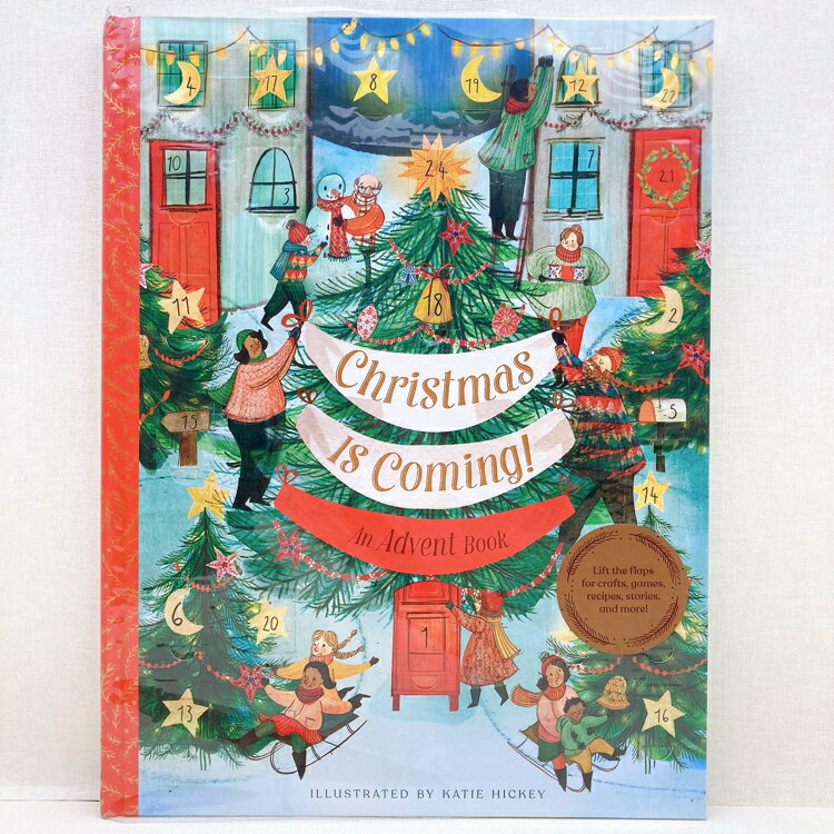 【アドベントブック 英語本 クリスマス こども向け絵本 洋書 アウトレットブック】Christmas Is Coming! An Advent Bookのサムネイル