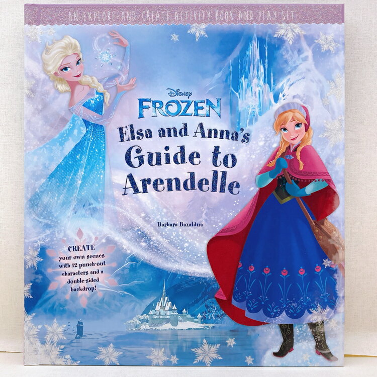 【ポスターなど豪華付録つき！ アナ雪 アクティビティブック 洋書 アウトレットブック】FROZEN Elsa an..