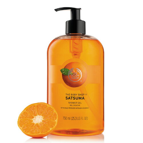 【正規品】＜ボディシャンプー＞シャワージェル サツマ 750ml 【THE BODY SHOP(ザ・ボディショップ)】SATSUMA SHOWER GEL ボディソープ いい香り コスメ ギフト 女性 プレゼント 誕生日 結婚祝い 2019 ボディーソープ ボディソープ せっけん 石鹸 バスタイム 退職 プチギフト