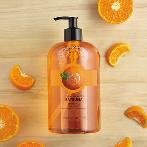 【正規品】＜ボディシャンプー＞シャワージェル サツマ 750ml 【THE BODY SHOP(ザ・ボディショップ)】SATSUMA SHOWER GEL ボディソープ いい香り コスメ ギフト 女性 プレゼント 誕生日 結婚祝い 2019 ボディーソープ ボディソープ せっけん 石鹸 バスタイム 退職 プチギフト