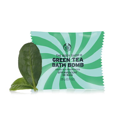 【正規品】＜浴用化粧料＞バスボム グリーンティ 28g 【THE BODY SHOP(ザ・ボディショップ)】GREEN TEA BATH BOMB