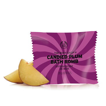 【正規品】<浴用化粧料>バスボム キャンディプラム 28g 【THE BODY SHOP(ザ・ボディショップ)】CANDIED PLUM BATH BOMB