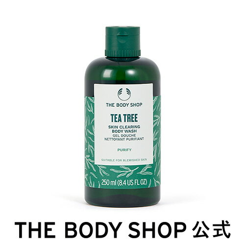 【 公式 】TT スキンクリアリング ボディ ウォッシュ 250mL ザボディショップ THE BODY SHOP ボディショップ ボディーソープ ボディソープ せっけん 石鹸 ボディケア 保湿 潤い 液体 ギフト プレゼント 女性 レディース オーガニック 無添加