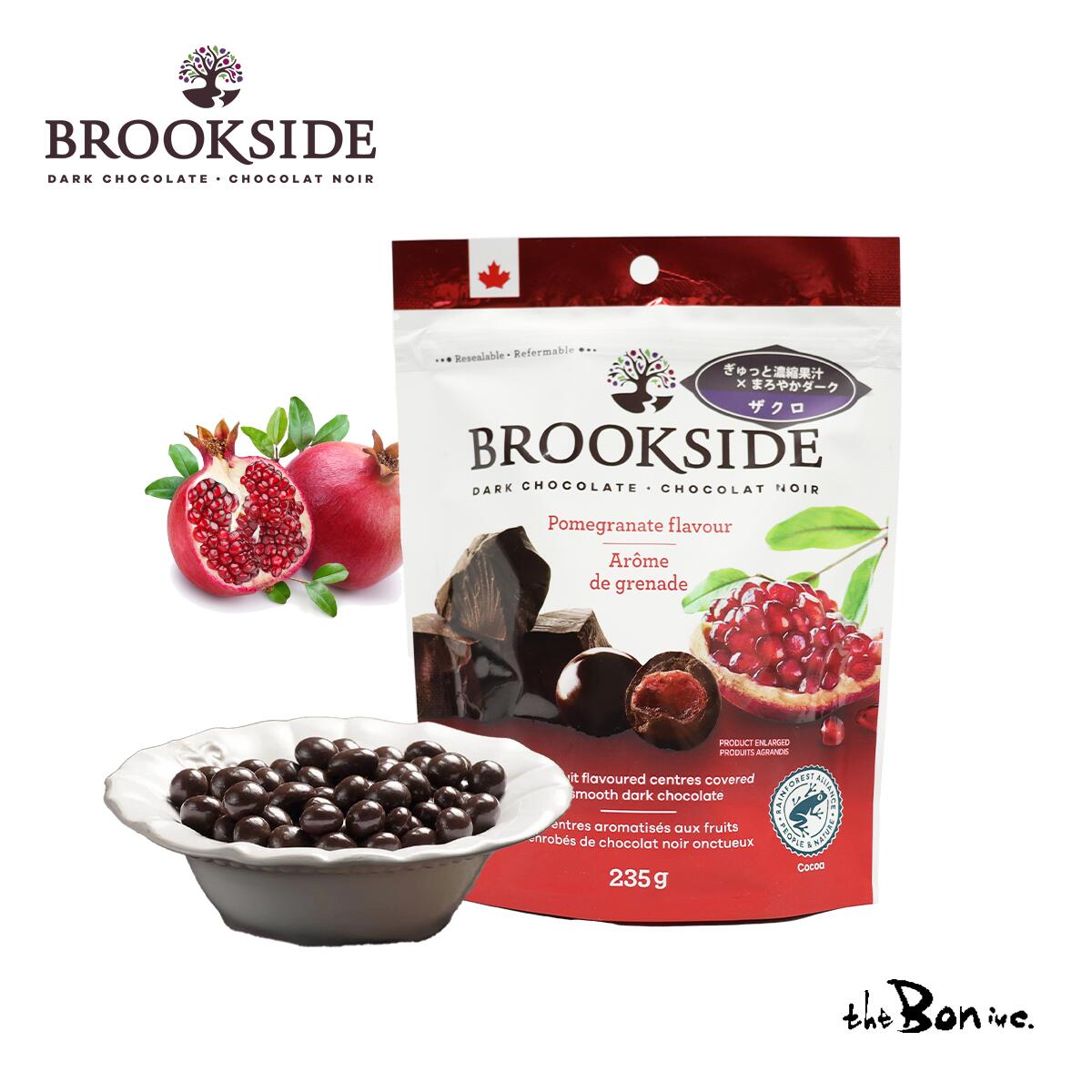 クール便も選べる【BROOKSIDE ザクロ】 235g 常温配送 ブルックサイド ダークチョコレート カナダ フルーツチョコレート チョコ 輸入菓子 海外 お菓子 チョコレート ギフト プレゼントのサムネイル
