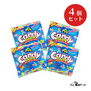 4個セット【エイム】キャンディブロック 40g×4袋｜クリックポスト｜ラムネ お菓子 おやつ ブドウ糖 ブロック 遊べる ストロベリー ソーダ レモン オレンジ