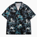 虎柄 シャツ メンズ リゾート ダンス衣装 メンズ シャツ ゆったり ヒップホップ 大人 ゆるシャツ エスニック ハワイ ビーチ ファッション