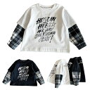 トレーナー キッズ 子供服 スウェット 重ね着風 レイヤード パーカー フードなし 子ども服 男の子 トップス 春秋 長袖 ダンス衣装 キッズ服 小学生 おしゃれ