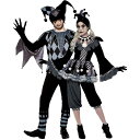 ハロウィン ピエロ カップル サーカス 邪悪 コスプレ 欧米 cosplay 子供 大人 カッコイイ 仮装 アニメ コスチューム 変装 万聖節 喜劇 Halloween ハロウィーン(3)