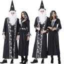 ハロウィン 衣装 コスプレ 死神 巫女 魔法師 ウィザード カップル ペアルック 長袖 大人用 女性用 男性用 ハロウィン コスチューム 衣装 コスプレ メンズ...