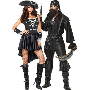 ハロウィン 仮装 海賊 パイレーツ カップル ペアルック 衣装 大人 レディース メンズ 男性用 女海賊 男海賊 コスプレ衣装 ドレス コスプレ ハロウィーン ハロウィンコスチューム 文化祭 学園祭 ステージ 女性 ステージ衣装
