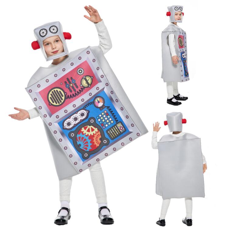 ハロウィーン衣装 ハロウィン ロボット Halloween変装 仮装 コスプレ コスチューム 子供用 おもしろい ..
