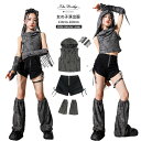 ジャッズダンス 女の子 パンツセット キッズダンス衣装 セットアップ 韓国 子供服 ダンス 練習着 キッズ セットアップ ダンス衣装 キッズ K-POP アームカバー レッグウォーマー キッズダンス jazz ギャル おしゃれ