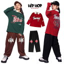 キッズダンス衣装 トップス 長袖 パンツ 子供服 ヒップホップ キッズ k-pop 練習着 ダンス 衣装 ポロシャツ ズボン 演出服 ダンスウェア ジュニア ストリート系