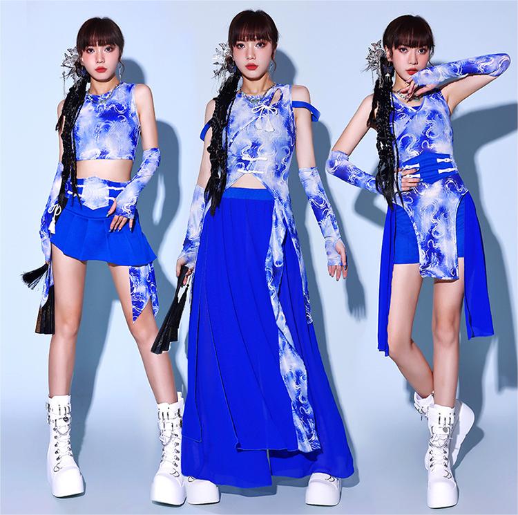 楽天市場】ステージ衣装 アイドル(カラーブルー)(レディース 楽天市場】ステージ衣装 アイドル(カラーブルー)(レディース