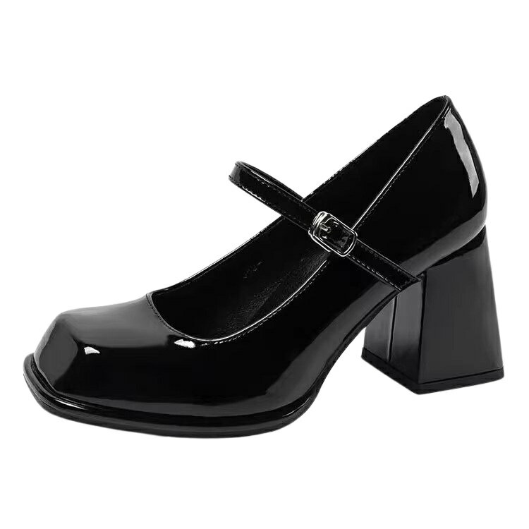 フォーマルシューズ 女の子 24cm 厚底ロー ストラップ ファー レディース フォーマルシューズ ヒール 6..