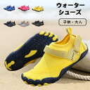 ウォーターシューズ キッズ 子供 マリンシューズ 水陸両用 防滑 速乾 排水 カップル ビーチシューズ メンズ レディース 岩場 親子 アクアシューズ 大人 女...