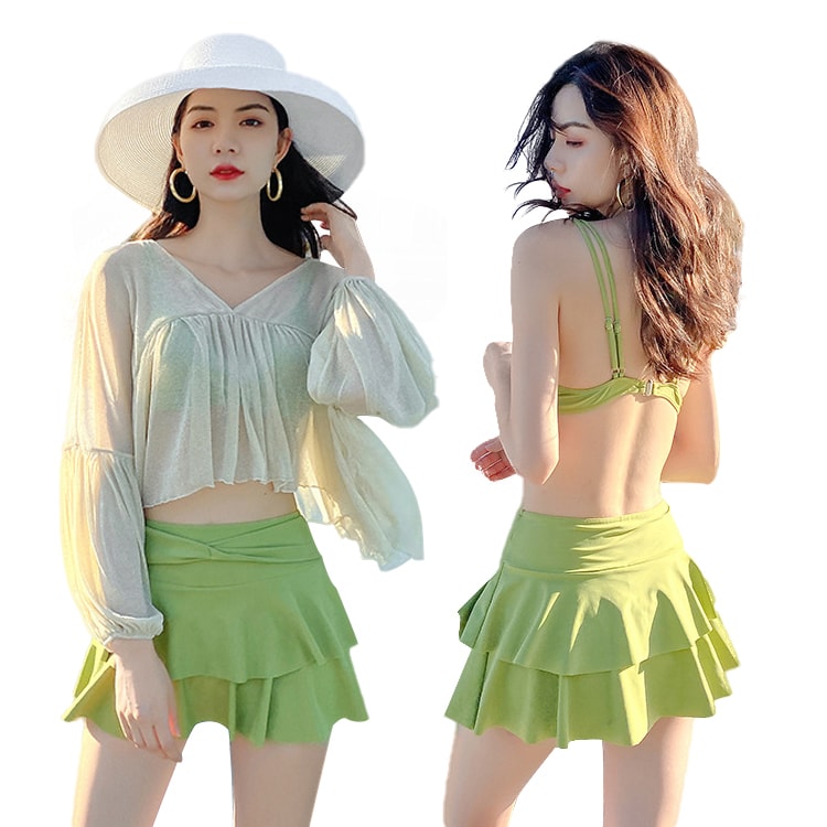 水着体型カバータンキニ韓国水着レデ...