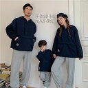 親子 ペア ペアルック パーカー 秋 春 長袖 レディース メンズ 女の子 男の子 フード付きパーカー 男女兼用 リンクコーデ 親子お揃い 3人 4人 春秋 韓...