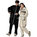 カップル ペア パジャマ ロング丈 可愛い ペアルック パジャマ 韓国風 フランネル 冬 ふわふわ 上下セット 長袖 寝巻き チャック 春秋冬 日常 プレゼント...
