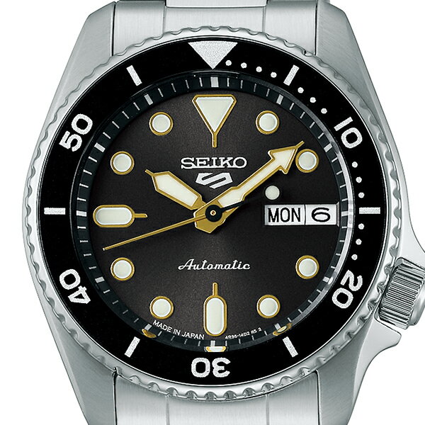セイコー 5スポーツ SKX スポーツ スタイル ミッドサイズモデル SBSA301 メンズ 腕時計 自動巻 グレーダイヤル デイデイト 日本製