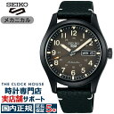 楽天THE CLOCK HOUSE Premium【1日～お得な10％OFFクーポン】セイコー 5スポーツ FIELD SPORTS STYLE フィールドスポーツ スタイル SBSA121 メンズ 腕時計 メカニカル 自動巻き レザーバンド ブラック 日本製