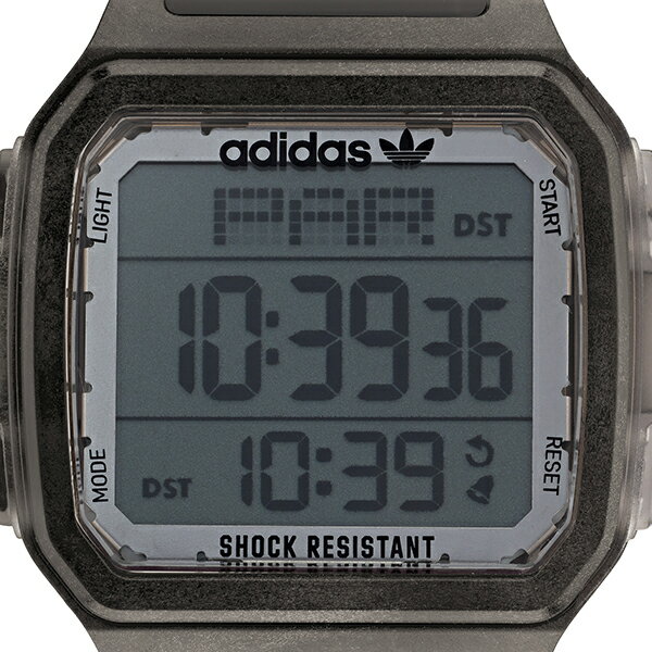 adidas アディダス STREET ストリート DIGITAL ONE GMT デジタルワン GMT AOST22050 メンズ 腕時計 電池式 デジタル ワールドタイム ブラック 3