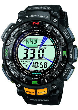 プロトレック トリプルセンサー PRG-240-1JF メンズ 腕時計 ソーラー デジタル ブラック 登山 国内正規品 カシオ