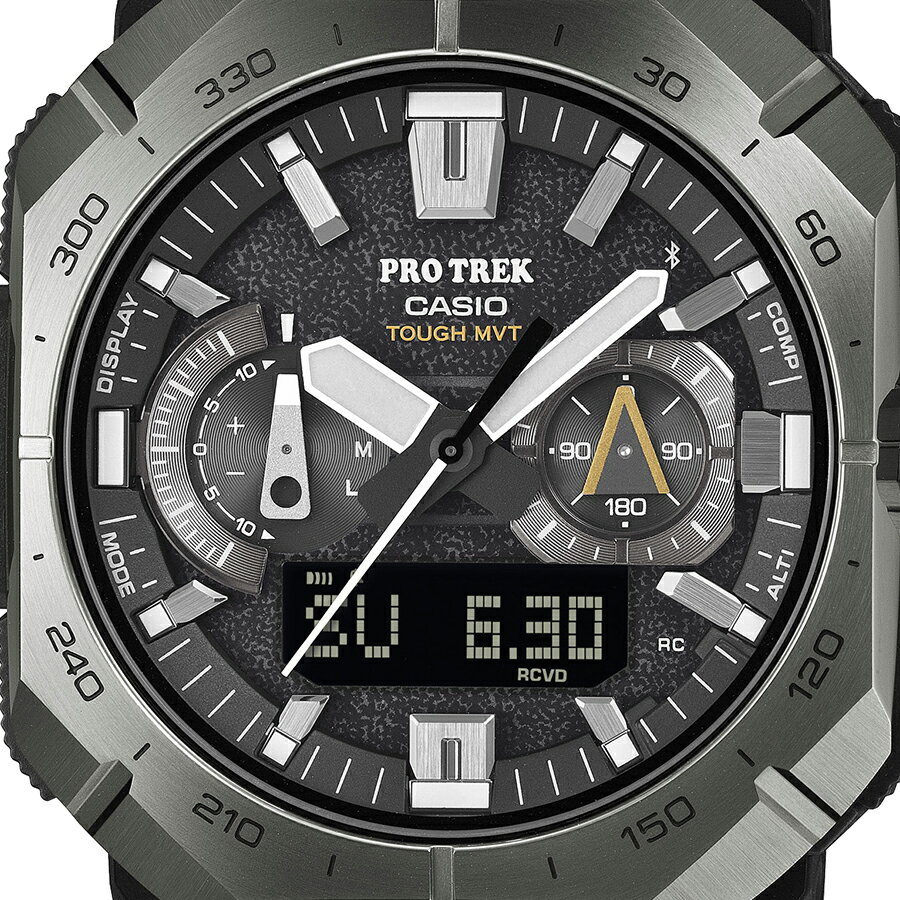 プロトレック クライマーライン ヨセミテ PRW-B1000-1JF メンズ 腕時計 電波ソーラー Bluetooth アナデジ ウレタンバンド ブラック 国内正規品 カシオ