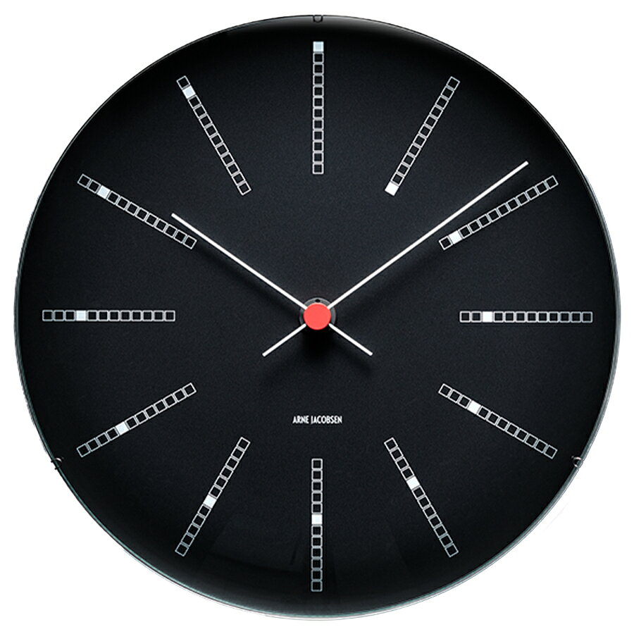 ARNE JACOBSEN アルネヤコブセン BANKERS バンカーズ ブラック 210mm 掛時計 ウォールクロック AJ43636 インテリア [2]