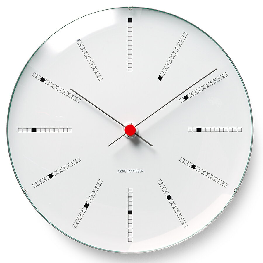 【ポイント最大56.5倍＆最大2000円OFFクーポン】ARNE JACOBSEN アルネヤコブセン BANKERS バンカーズ 290mm 掛時計 ウォールクロック AJ43640 インテリア