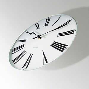 アルネヤコブセンローマンウォールクロック290mmARNEJACOBSENRomanWallClocks43642