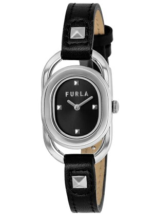 FURLAフルラSTUDSINDEXフルラスタッズインデックスFL-WW00008001L1レディース腕時計クオーツ電池式革ベルトブラック