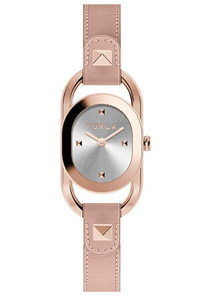 FURLAフルラSTUDSINDEXフルラスタッズインデックスFL-WW00008003L3レディース腕時計クオーツ電池式革ベルトライトピンクシルバー