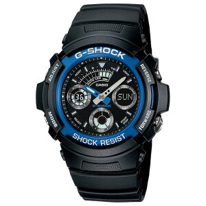 【最大10,000円OFFクーポン&最大ポイント37倍!21日20:00〜26日1:59迄】G-SHOCKAW-591-2AJFジーショック腕時計メンズCASIOGSHOCKカシオアナデジデジアナ20気圧防水耐衝撃ブラックブルーギフト入学入社就職祝い新生活就活