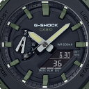 【10%OFFクーポン21日9:59まで！】G-SHOCK ストリート ユーティリティカラー GA-2110SU-3AJF メンズ 腕時計 アナデジ ワサビ グリーン カーボン 国内正規品 カシオ 八角形 3