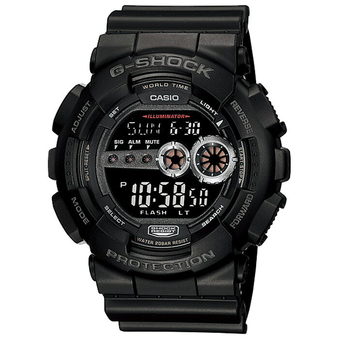 G-SHOCK GD-100-1BJF カシオ メンズ 腕時計 デジタル ブラック GD100 反転液晶 国...