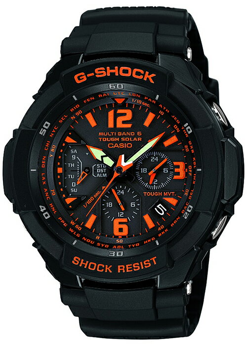 G-SHOCK SKY COCKPIT スカイコックピット GW-3000B-1AJF メンズ 腕時計 電波ソーラー 日本製 国内正規品 カシオ Master of G 2