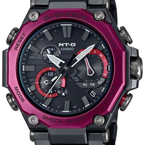 G-SHOCKGショックMT-GデュアルコアガードMTG-B2000BD-1A4JFメンズ腕時計電波ソーラーアナログBluetoothボルドー国内正規品カシオ