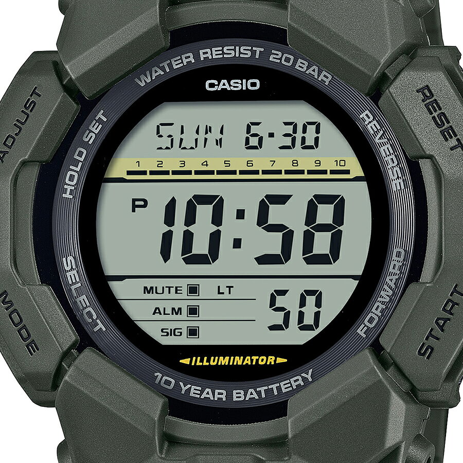 G-SHOCK GD-010シリーズ 10年バッテリー GD-010-3JF メンズ 腕時計 電池式 デジタ...