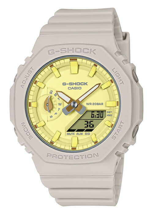 G-SHOCK ミッドサイズ ナチュラルカラー バジルの葉 GMA-S2100NC-4AJF メンズ レディース 腕時計 電池式 アナデジ オクタゴン 国内正規品 カシオ 2