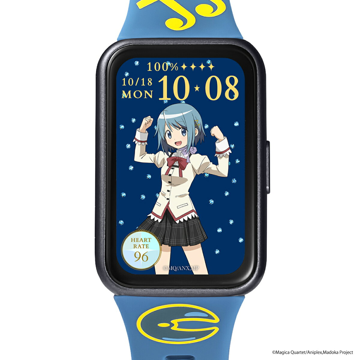《10月30日発売/予約》ギャラック スマートウォッチ 『劇場版 魔法少女まどか☆マギカ〈ワルプルギスの廻天〉』 コラボレーションモデル 美樹さやか HUC-MM-BD11-MS メンズ レディース 腕時計 シリコンバンド グッズ 商品画像3