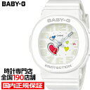 《5月16日発売》BABY-G プレイフルハーツシリーズ BGA-10-7AJF レディース 腕時計 電池式 アナログ 樹脂バンド ホワイト 国内正規品 カシオ