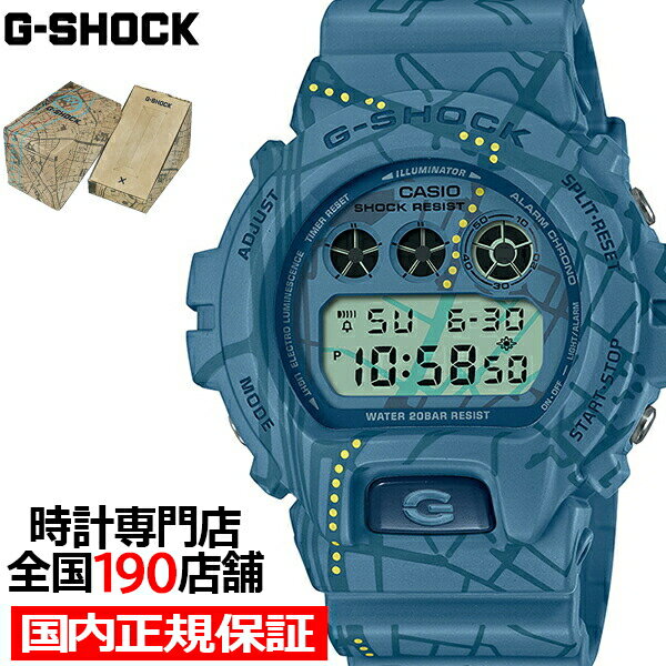 【10%OFFクーポン21日9:59まで！】G-SHOCK Treasure Hunt トレジャーハント 渋谷 地図 DW-6900SBY-2JR メンズ 腕時計 電池式 デジタル 国内正規品 カシオ