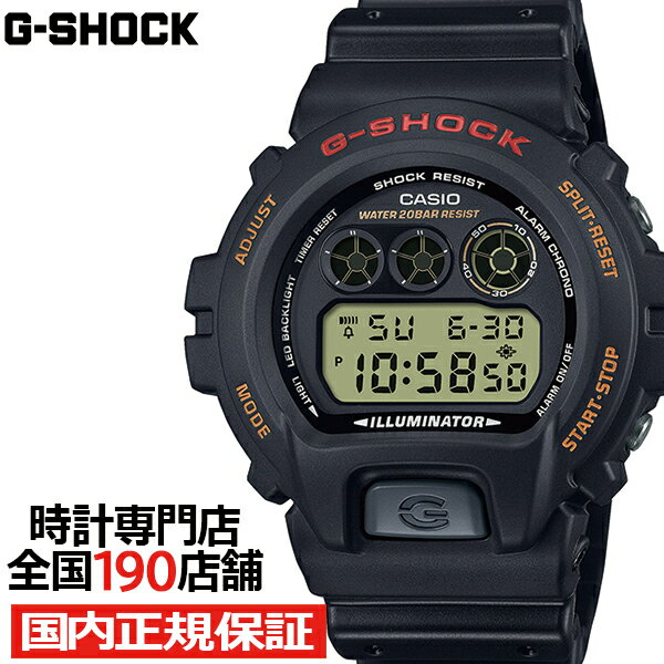 G-SHOCK 6900シリーズ DW-6900UB-9JF メンズ 腕時計 電池式 デジタル ラウンド トリグラム ブラック 国内正規品 カシオ