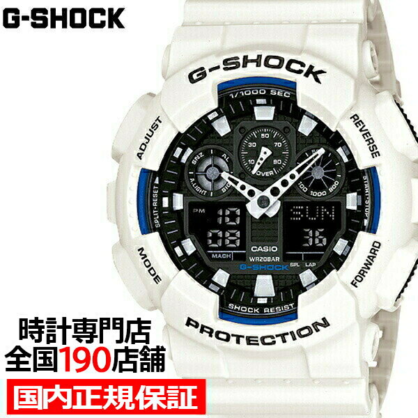 10%OFFݥ219:59ޤǡG-SHOCK GA-100B-7AJF   ӻ ʥǥ ۥ磻 ١å...