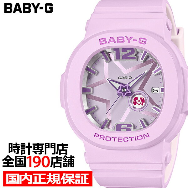 【ポイント最大52倍＆最大2000円OFFクーポン】《9月27日発売》BABY-G スペースポップダイヤル BGA-10D-6AJF レディース 腕時計 電池式 アナログ 樹脂バンド ピンク 国内正規品 カシオ