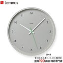 【ポイント最大56倍&最大2000円OFFクーポン!】タカタレムノス 掛け時計 カーサ ブローテ クオーツ 電池式 グレー ライムグリーン スイープセコンド L...